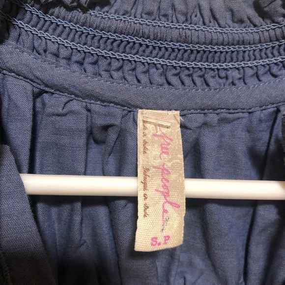 Free People Crochet Button Down Flowy Boho Tank Top Small - Picture 3 of 8